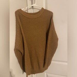Brown Knit Sweater